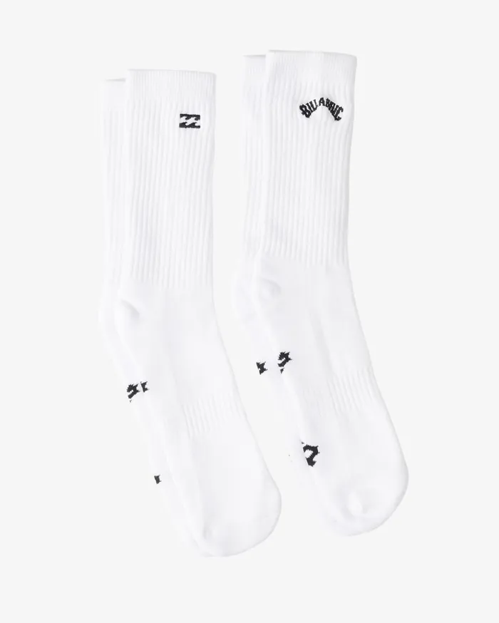 Billabong 2Pack Core Crew Socks White Men Socks