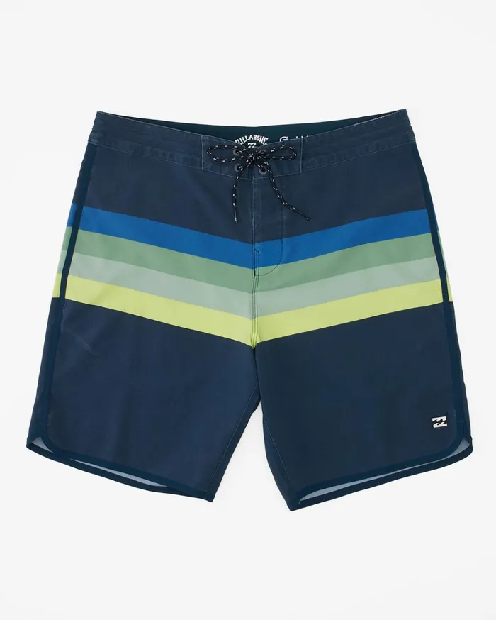 Billabong 73 Spinner Lo Tide Boardshorts 19quot Blue Men Side Pockets