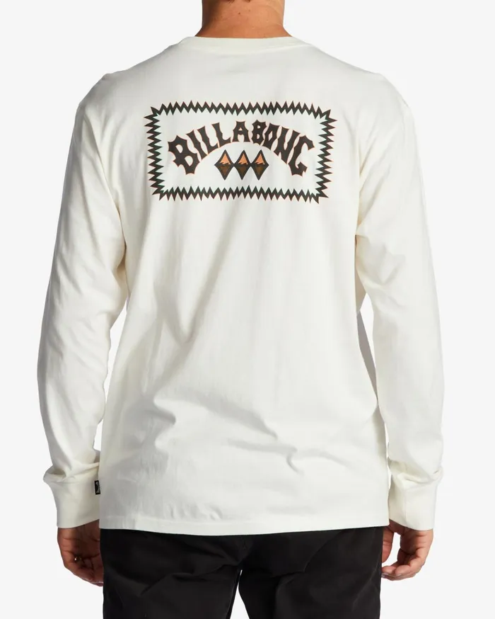 Billabong ADiv Arch Long Sleeve TShirt Off White Men TShirts Billabong ADiv Arch Long Sleeve TShirt Off White Men TShirts