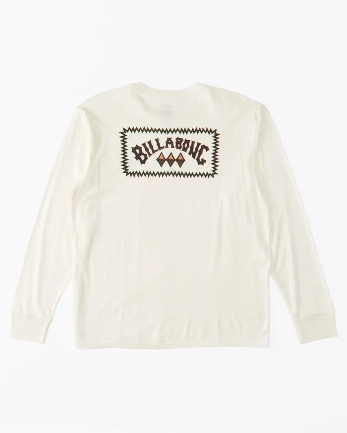 Billabong ADiv Arch Long Sleeve TShirt Off White Men TShirts Billabong ADiv Arch Long Sleeve TShirt Off White Men TShirts