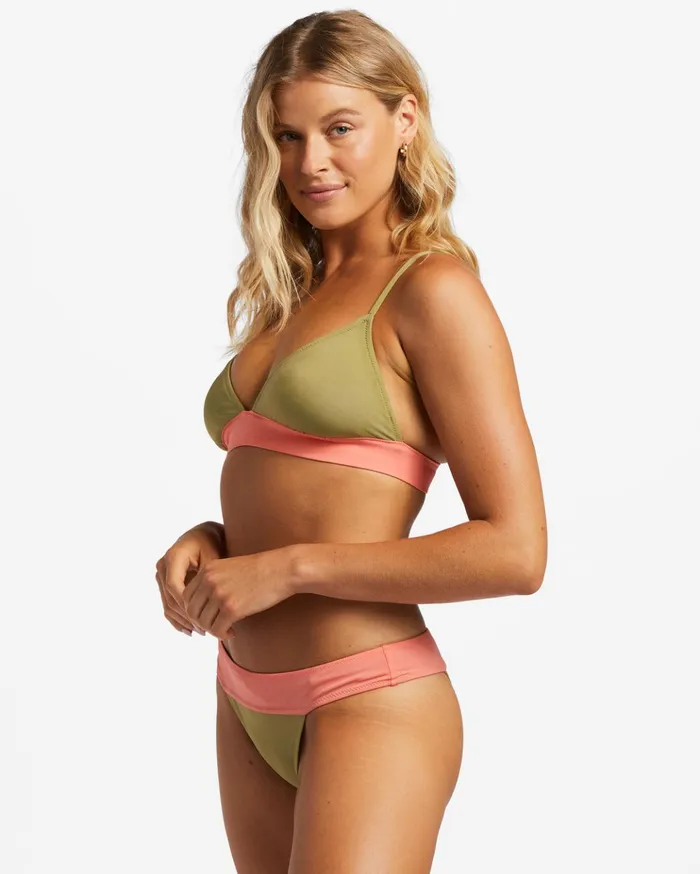 Billabong ADiv Banded Triangle UPF 50 Bikini Top Cedar Women Bikinis Billabong ADiv Banded Triangle UPF 50 Bikini Top Cedar Women Bikinis