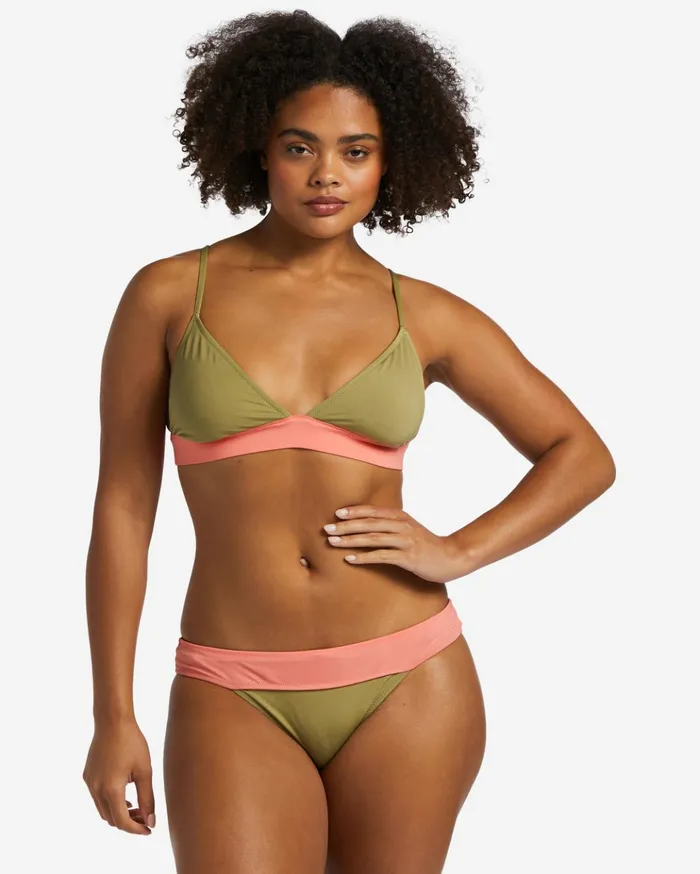 Billabong ADiv Banded Triangle UPF 50 Bikini Top Cedar Women Bikinis Billabong ADiv Banded Triangle UPF 50 Bikini Top Cedar Women Bikinis