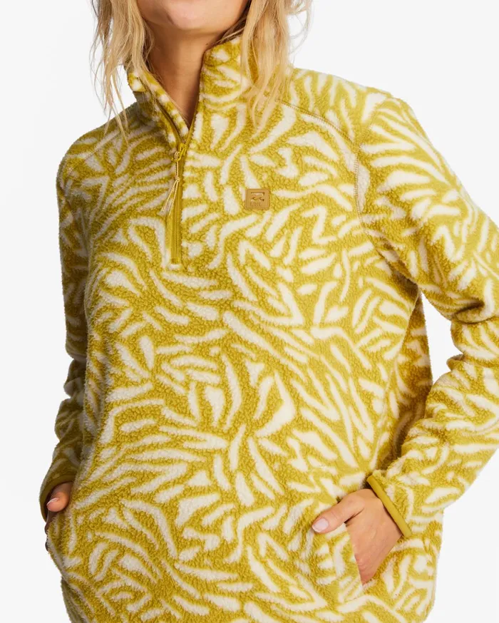 Billabong ADiv Boundary Mock 3 HalfZip Pullover Sweatshirt Fresh Moss Women Hoodies and Fleece Billabong ADiv Boundary Mock 3 HalfZip Pullover Sweatshirt Fresh Moss Women Hoodies and Fleece