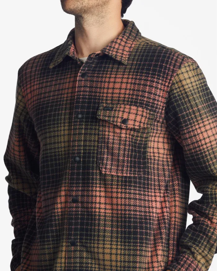 Billabong ADiv Furnace Flannel Shirt Coral Men Shirts Billabong ADiv Furnace Flannel Shirt Coral Men Shirts