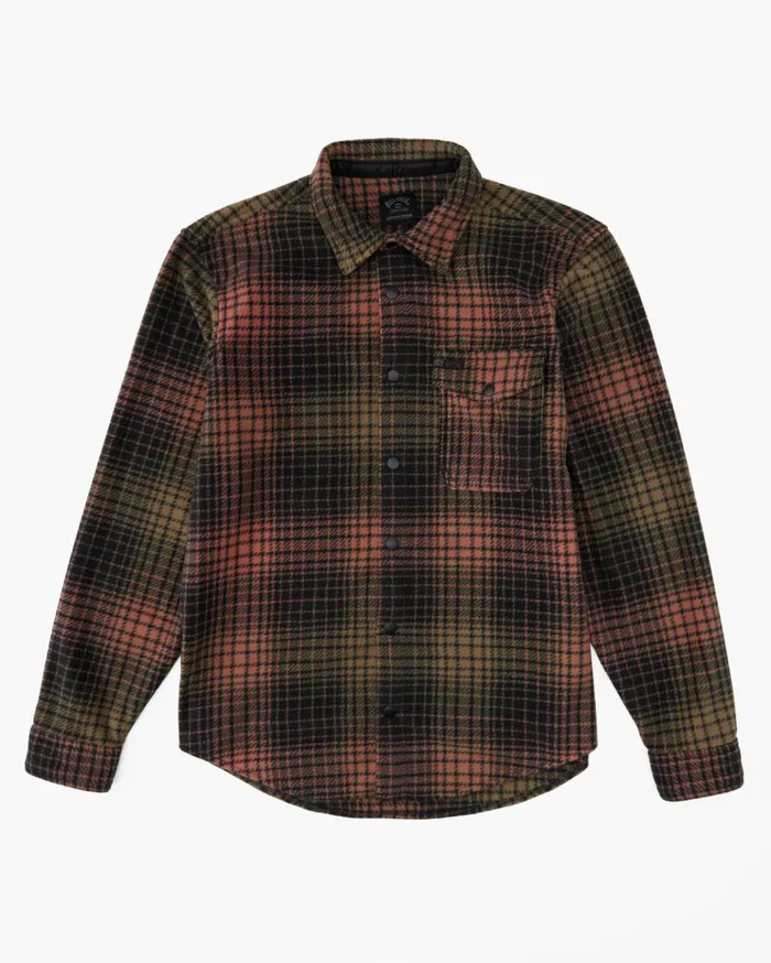 Billabong ADiv Furnace Flannel Shirt Coral Men Shirts Billabong ADiv Furnace Flannel Shirt Coral Men Shirts