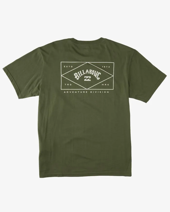 Billabong ADiv Hardware Organic Short Sleeve TShirt Washed Olive Men TShirts Billabong ADiv Hardware Organic Short Sleeve TShirt Washed Olive Men TShirts