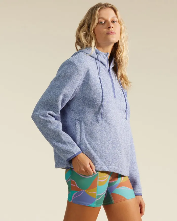 Billabong ADiv Highway HalfZip Hoodie Blue Mountain Women Hoodies and Fleece Billabong ADiv Highway HalfZip Hoodie Blue Mountain Women Hoodies and Fleece