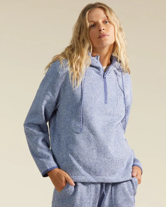 Billabong ADiv Highway HalfZip Hoodie Blue Mountain Women Hoodies and Fleece Billabong ADiv Highway HalfZip Hoodie Blue Mountain Women Hoodies and Fleece