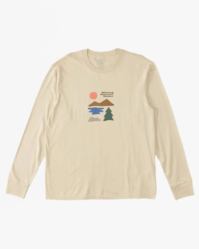 Billabong ADiv Icons Long Sleeve TShirt Field Khaki Men TShirts Billabong ADiv Icons Long Sleeve TShirt Field Khaki Men TShirts