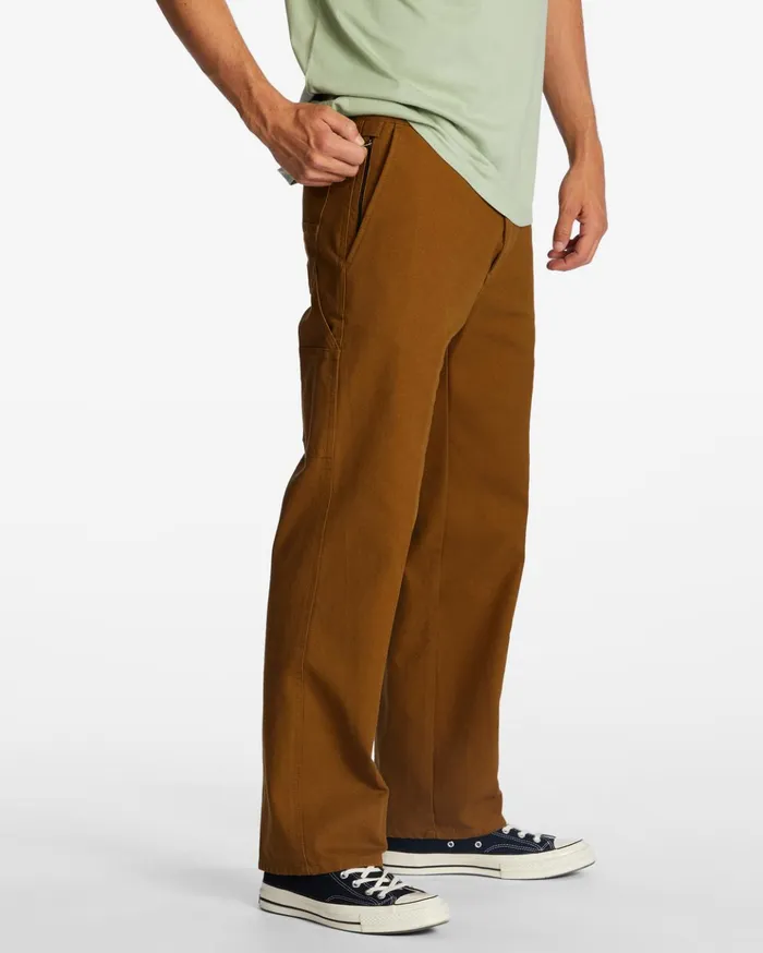 Billabong ADiv Kodiak Organic Workwear Pants Almond Men Jeans and Pants Billabong ADiv Kodiak Organic Workwear Pants Almond Men Jeans and Pants