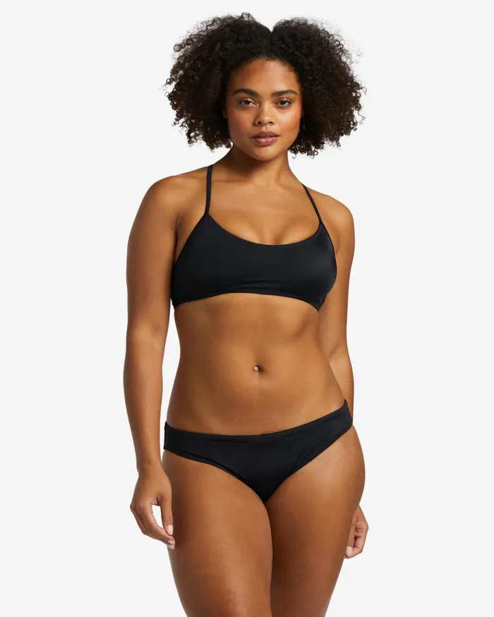 Billabong ADiv LaceUp Trilet Bikini Top Black Women Bikini Tops Billabong ADiv LaceUp Trilet Bikini Top Black Women Bikini Tops