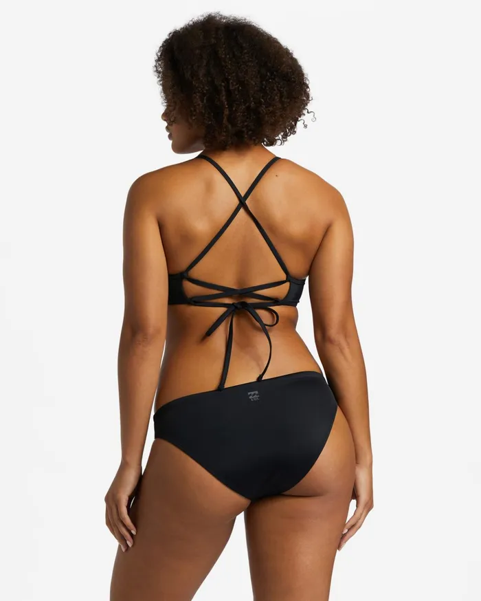 Billabong ADiv LaceUp Trilet Bikini Top Black Women Bikini Tops Billabong ADiv LaceUp Trilet Bikini Top Black Women Bikini Tops
