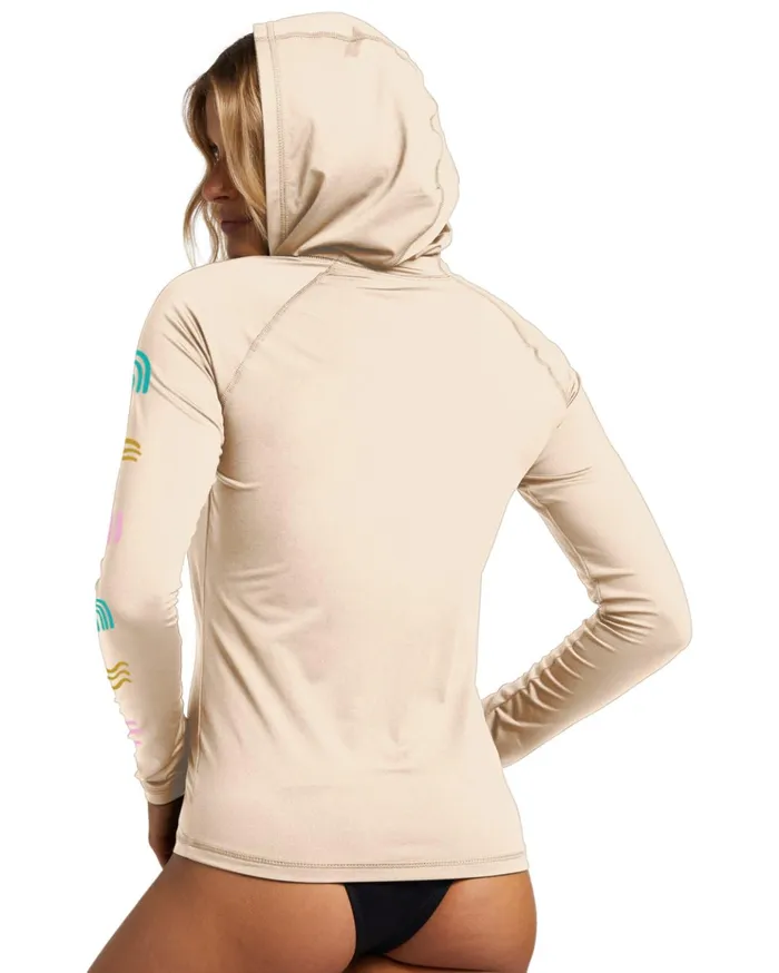 Billabong ADiv Long Sleeve Zipped UPF 50 Rashguard Whitecap Women Adventure Division Swim Billabong ADiv Long Sleeve Zipped UPF 50 Rashguard Whitecap Women Adventure Division Swim