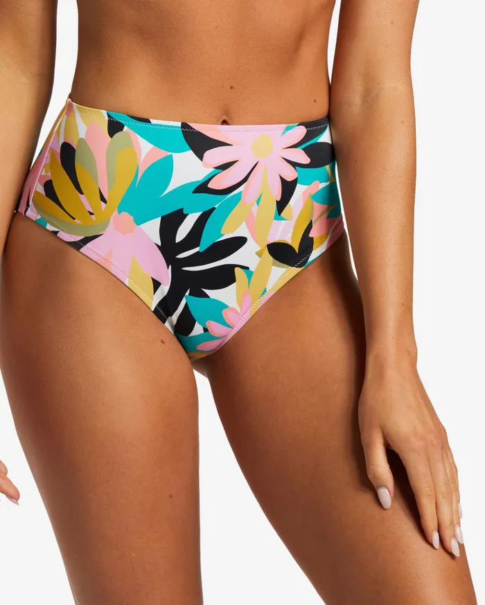 Billabong ADiv Medium Bikini Bottoms Black Multi 3 Women Bikinis Billabong ADiv Medium Bikini Bottoms Black Multi 3 Women Bikinis