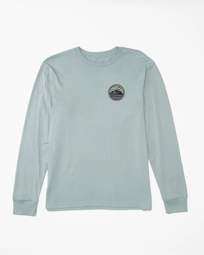 Billabong ADiv Rockies Organic Long Sleeve TShirt Agave Men TShirts Billabong ADiv Rockies Organic Long Sleeve TShirt Agave Men TShirts