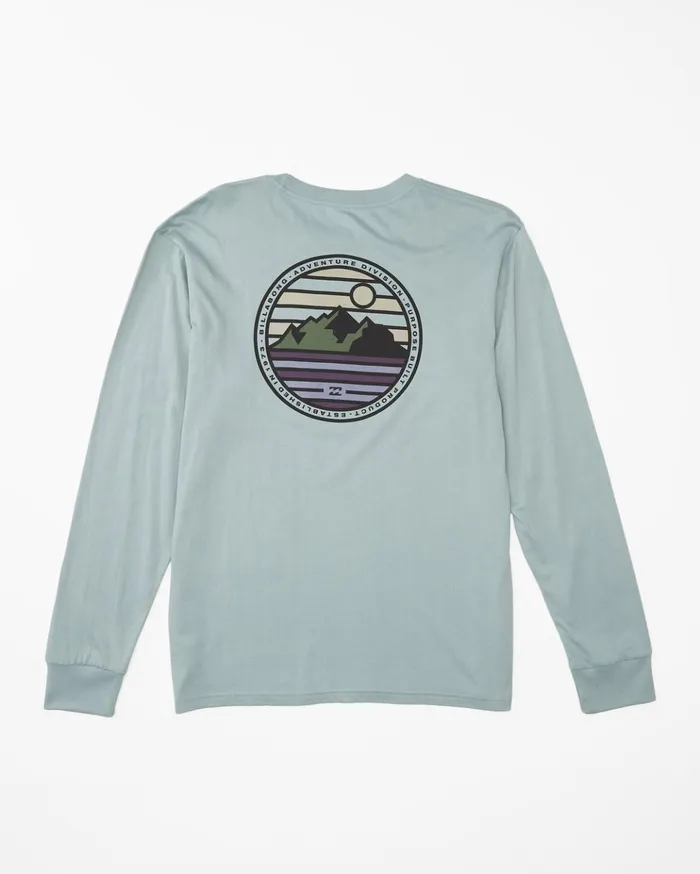 Billabong ADiv Rockies Organic Long Sleeve TShirt Agave Men TShirts Billabong ADiv Rockies Organic Long Sleeve TShirt Agave Men TShirts