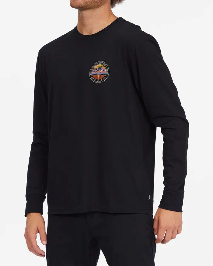 Billabong ADiv Rockies Organic Long Sleeve TShirt Black Men TShirts Billabong ADiv Rockies Organic Long Sleeve TShirt Black Men TShirts