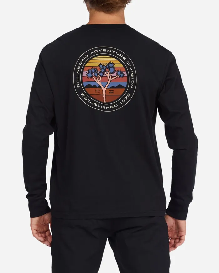 Billabong ADiv Rockies Organic Long Sleeve TShirt Black Men TShirts Billabong ADiv Rockies Organic Long Sleeve TShirt Black Men TShirts