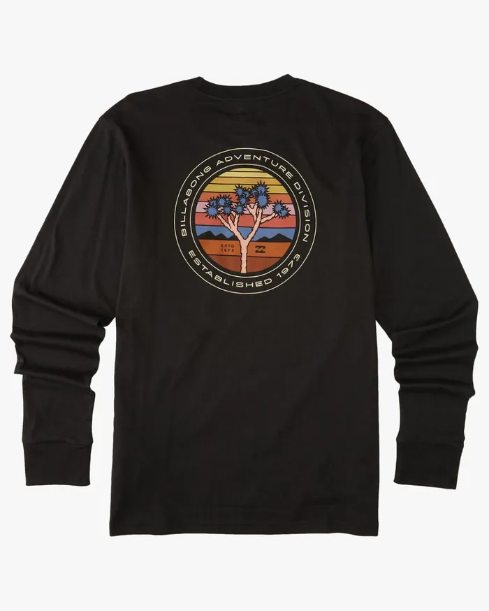 Billabong ADiv Rockies Organic Long Sleeve TShirt Black Men TShirts Billabong ADiv Rockies Organic Long Sleeve TShirt Black Men TShirts