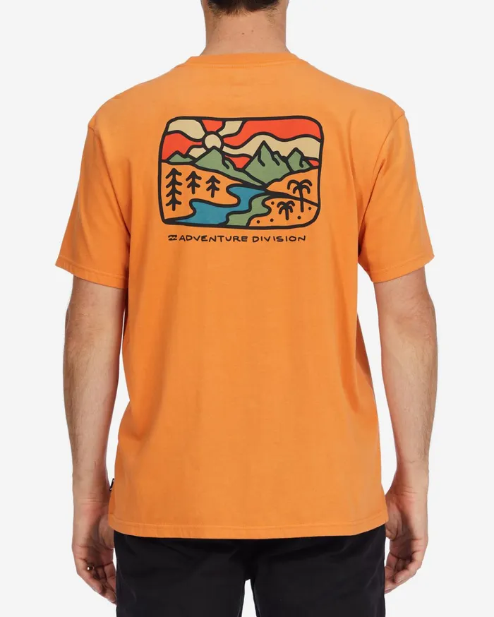 Billabong ADiv Shine Organic Short Sleeve TShirt Apricot Men TShirts Billabong ADiv Shine Organic Short Sleeve TShirt Apricot Men TShirts