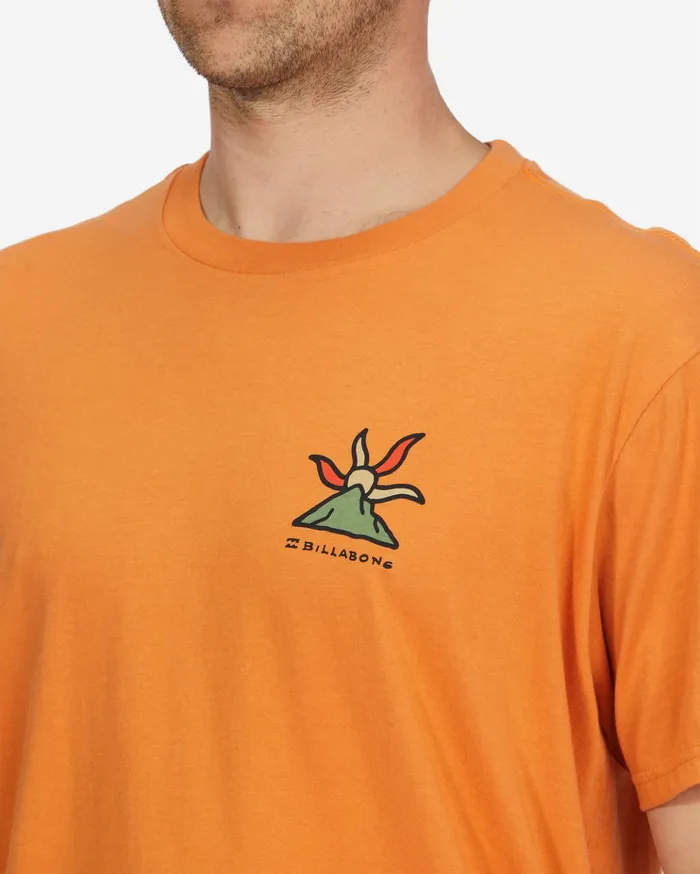 Billabong ADiv Shine Organic Short Sleeve TShirt Apricot Men TShirts Billabong ADiv Shine Organic Short Sleeve TShirt Apricot Men TShirts