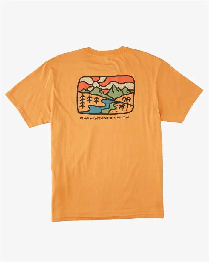 Billabong ADiv Shine Organic Short Sleeve TShirt Apricot Men TShirts Billabong ADiv Shine Organic Short Sleeve TShirt Apricot Men TShirts