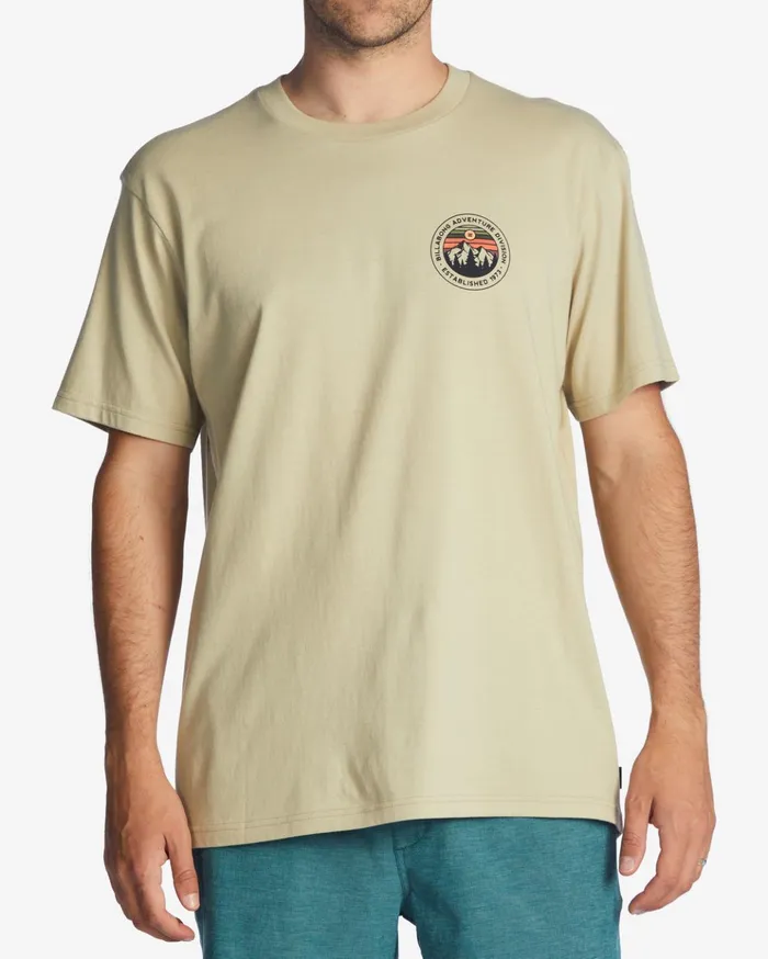 Billabong ADiv Sun Up Short Sleeve TShirt Field Khaki Men TShirts Billabong ADiv Sun Up Short Sleeve TShirt Field Khaki Men TShirts