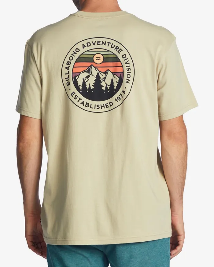 Billabong ADiv Sun Up Short Sleeve TShirt Field Khaki Men TShirts Billabong ADiv Sun Up Short Sleeve TShirt Field Khaki Men TShirts