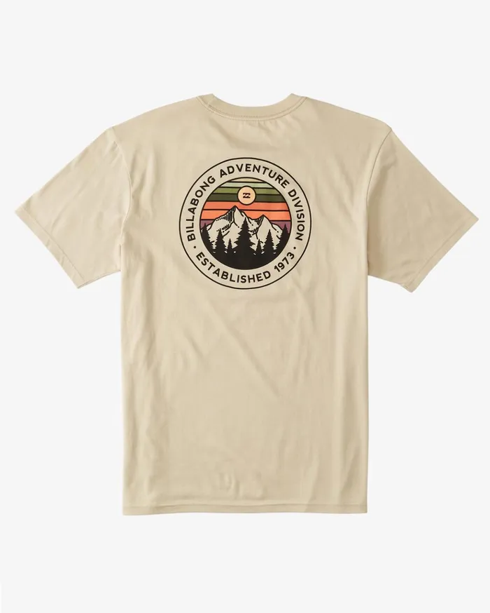 Billabong ADiv Sun Up Short Sleeve TShirt Field Khaki Men TShirts Billabong ADiv Sun Up Short Sleeve TShirt Field Khaki Men TShirts