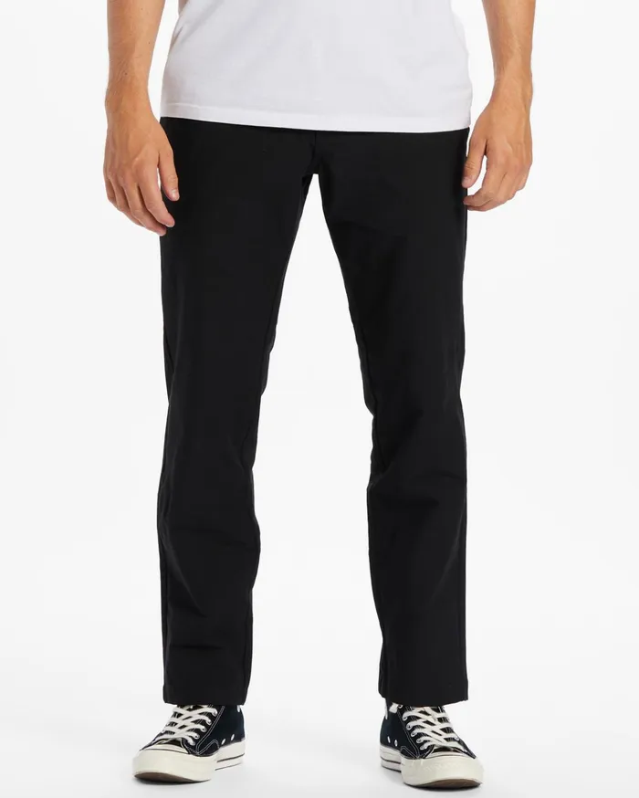Billabong ADiv Surftrek Plus Organic Elastic Waist Pants Black Men Jeans and Pants Billabong ADiv Surftrek Plus Organic Elastic Waist Pants Black Men Jeans and Pants