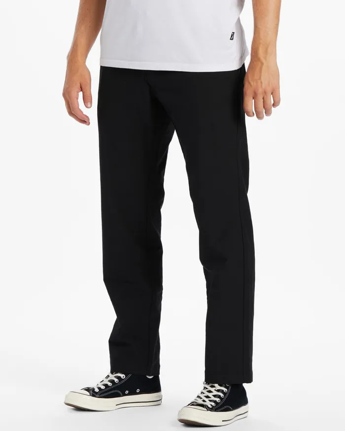 Billabong ADiv Surftrek Plus Organic Elastic Waist Pants Black Men Jeans and Pants Billabong ADiv Surftrek Plus Organic Elastic Waist Pants Black Men Jeans and Pants