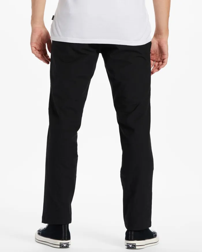 Billabong ADiv Surftrek Plus Organic Elastic Waist Pants Black Men Jeans and Pants Billabong ADiv Surftrek Plus Organic Elastic Waist Pants Black Men Jeans and Pants