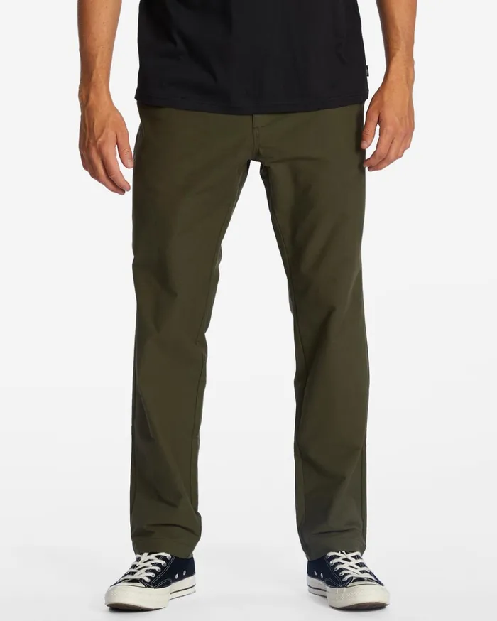 Billabong ADiv Surftrek Plus Organic Elastic Waist Pants Dark Olive Men Jeans and Pants Billabong ADiv Surftrek Plus Organic Elastic Waist Pants Dark Olive Men Jeans and Pants