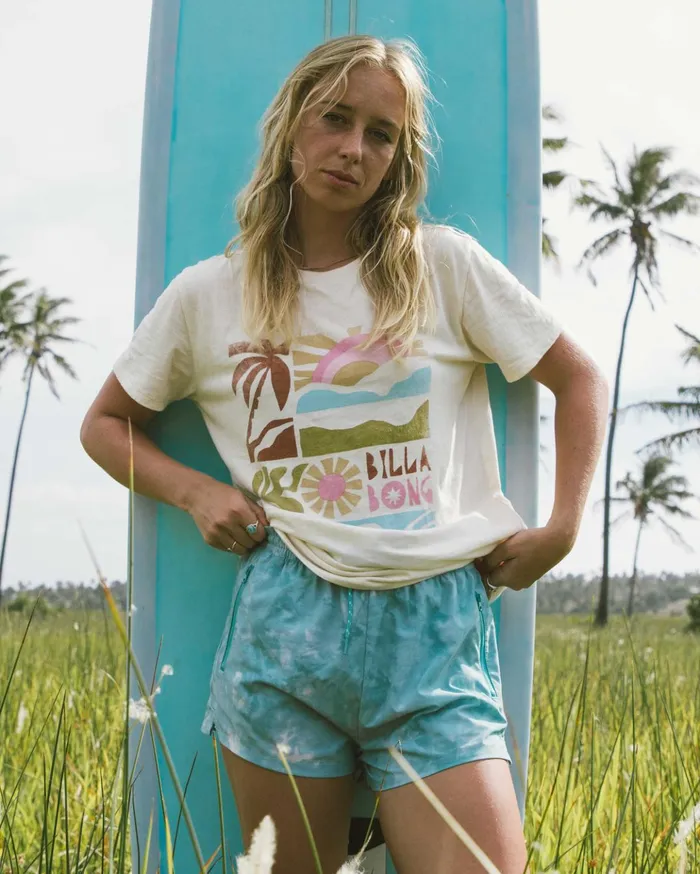 Billabong ADiv Tee Short Sleeve UPF 50 TShirt White Cap Women Graphic Tees and Tanks Billabong ADiv Tee Short Sleeve UPF 50 TShirt White Cap Women Graphic Tees and Tanks