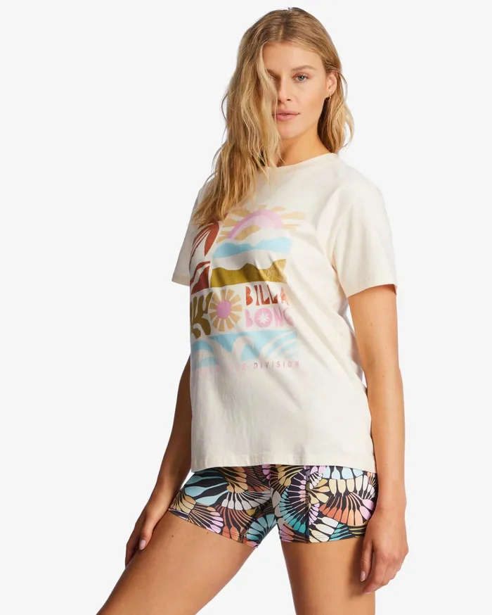 Billabong ADiv Tee Short Sleeve UPF 50 TShirt White Cap Women Graphic Tees and Tanks Billabong ADiv Tee Short Sleeve UPF 50 TShirt White Cap Women Graphic Tees and Tanks