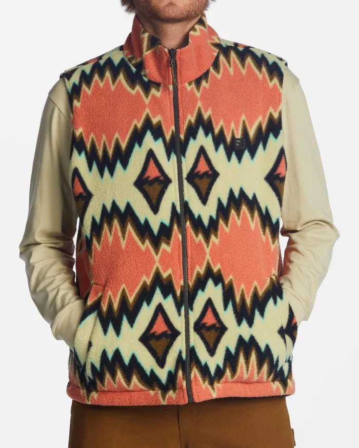 Billabong ADiv Trail Reversible FullZip Vest Raven Men Jackets Billabong ADiv Trail Reversible FullZip Vest Raven Men Jackets