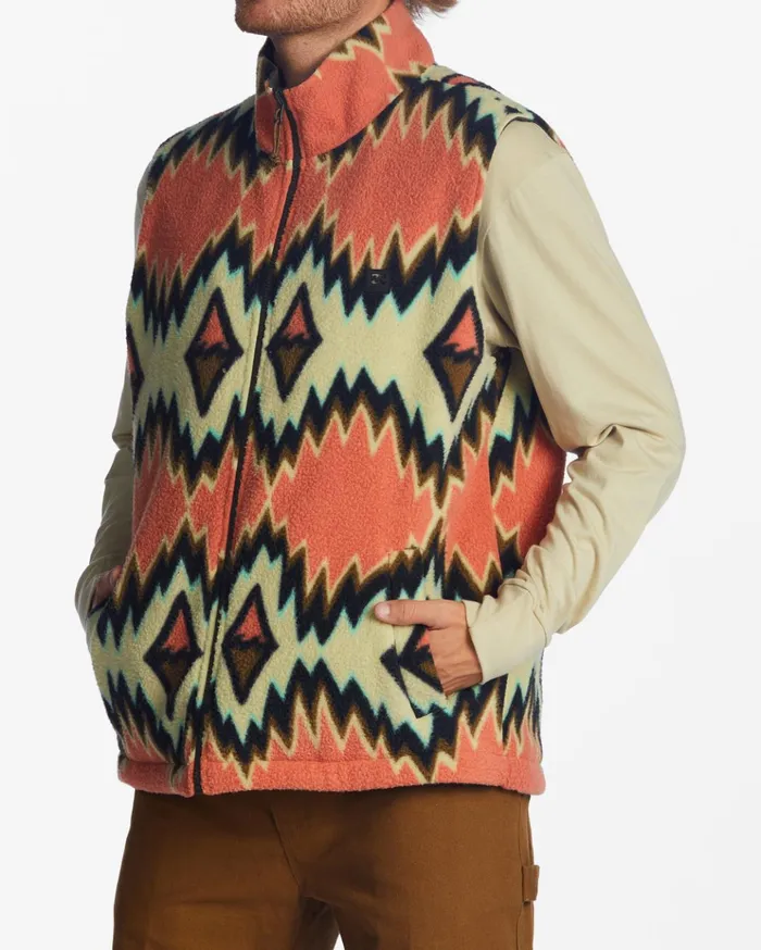 Billabong ADiv Trail Reversible FullZip Vest Raven Men Jackets Billabong ADiv Trail Reversible FullZip Vest Raven Men Jackets