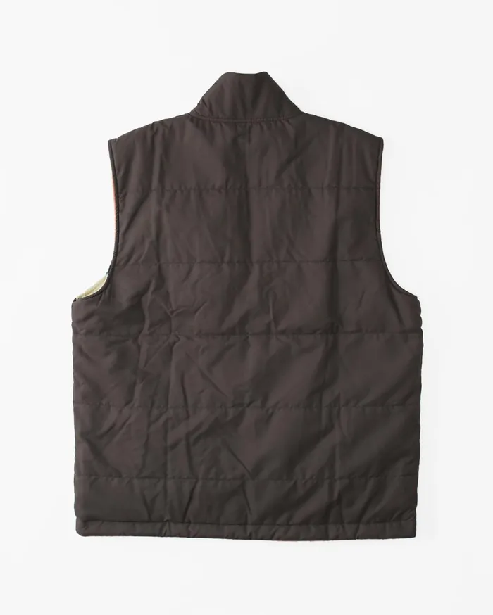 Billabong ADiv Trail Reversible FullZip Vest Raven Men Jackets Billabong ADiv Trail Reversible FullZip Vest Raven Men Jackets