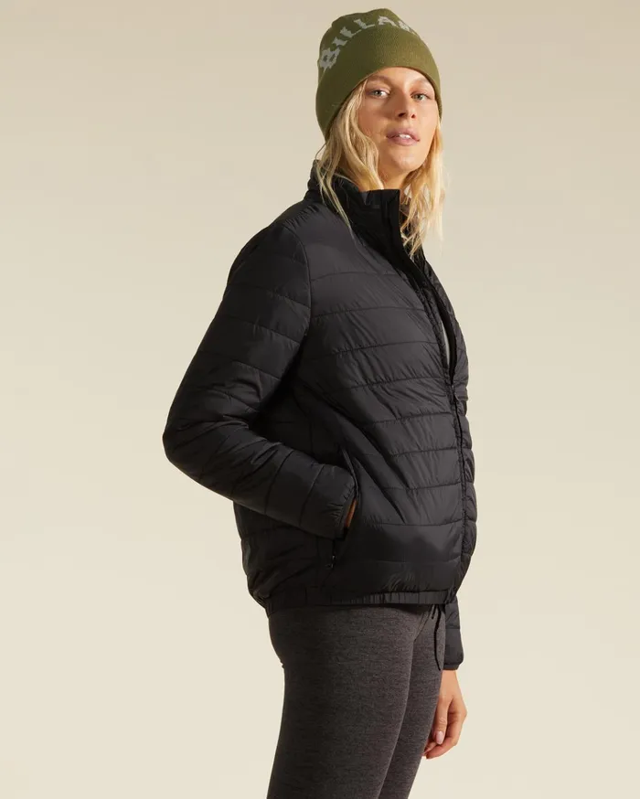 Billabong ADiv Transport Lite ZipUp Jacket Black Women Jackets Billabong ADiv Transport Lite ZipUp Jacket Black Women Jackets