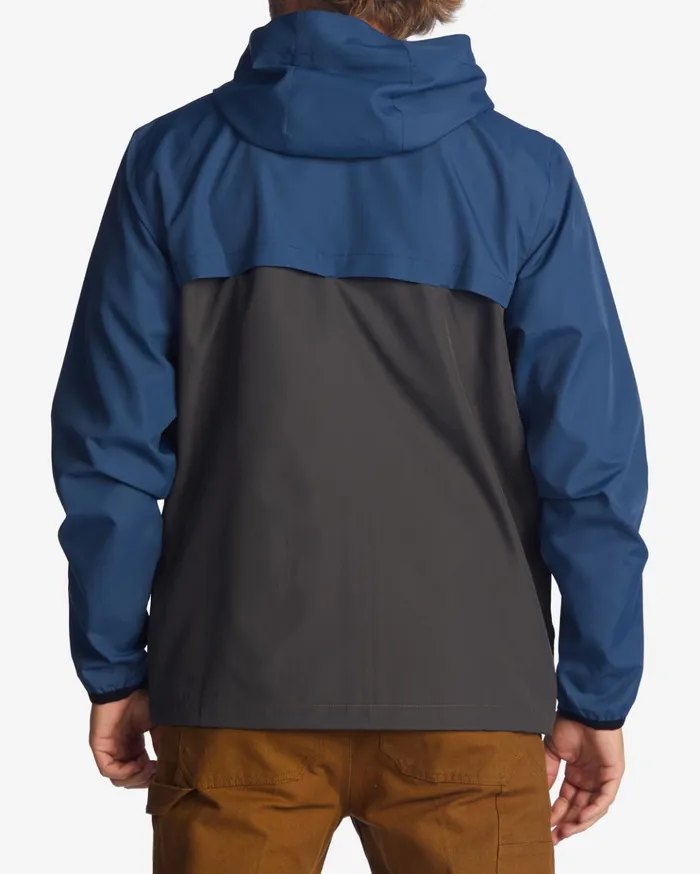 Billabong ADiv Transport Windbreaker Jacket Space Blue Men Jackets Billabong ADiv Transport Windbreaker Jacket Space Blue Men Jackets