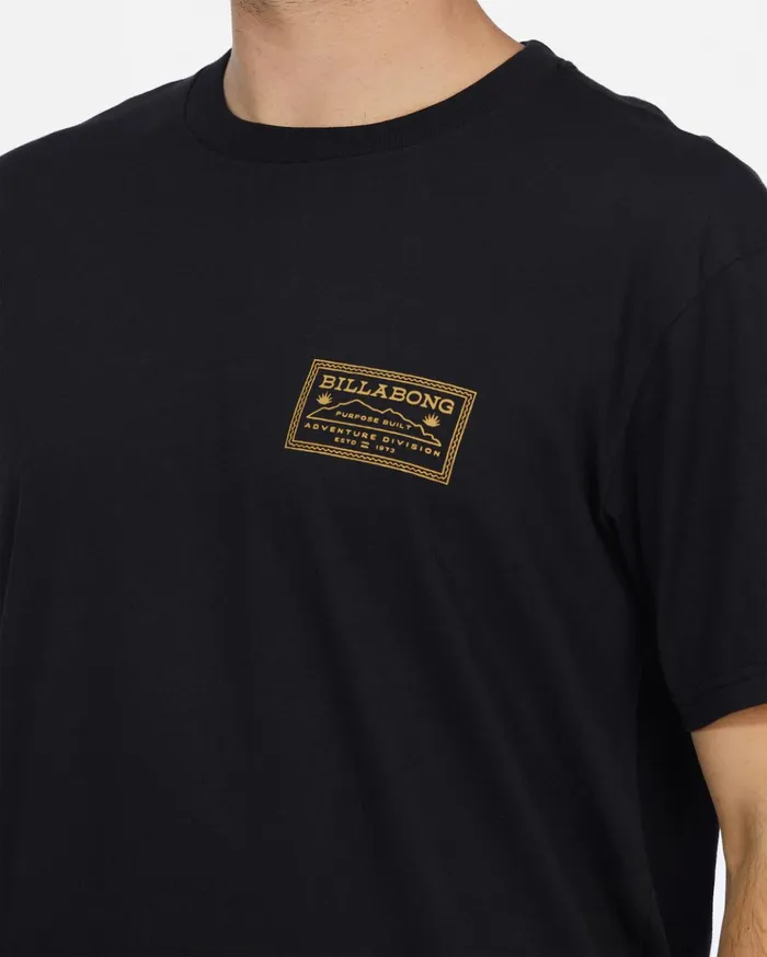 Billabong ADiv Valley Organic Short Sleeve TShirt Black Men TShirts Billabong ADiv Valley Organic Short Sleeve TShirt Black Men TShirts