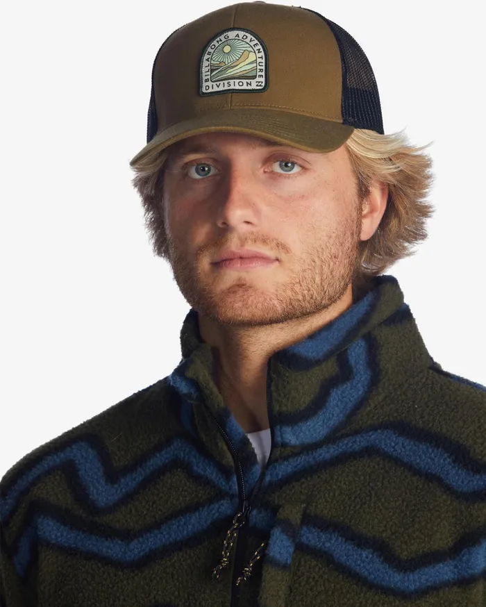 Billabong ADiv Walled Trucker Hat Military Men Hats
