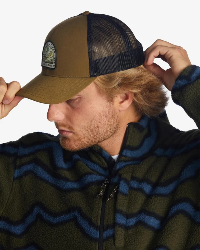 Billabong ADiv Walled Trucker Hat Military Men Hats Billabong ADiv Walled Trucker Hat Military Men Hats