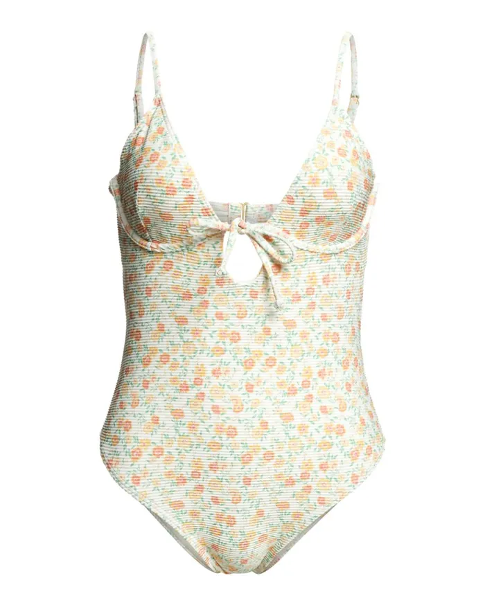 Billabong Aint She Sweet Tanlines OnePiece Swimsuit Salt Crystal Women One Pieces Billabong Aint She Sweet Tanlines OnePiece Swimsuit Salt Crystal Women One Pieces