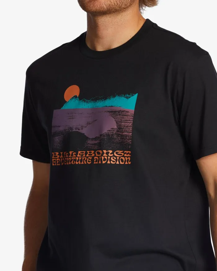 Billabong Alaska Wave Organic TShirt Washed Black Men TShirts Billabong Alaska Wave Organic TShirt Washed Black Men TShirts
