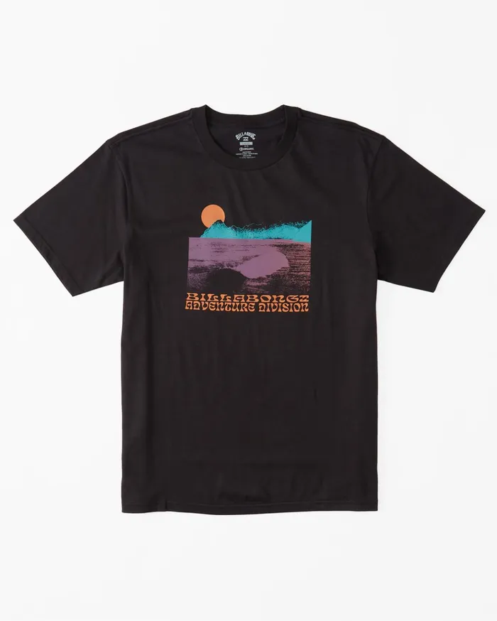 Billabong Alaska Wave Organic TShirt Washed Black Men TShirts Billabong Alaska Wave Organic TShirt Washed Black Men TShirts