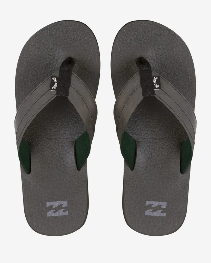Billabong All Day Impact Cush Sandals Black Men Flip Flops