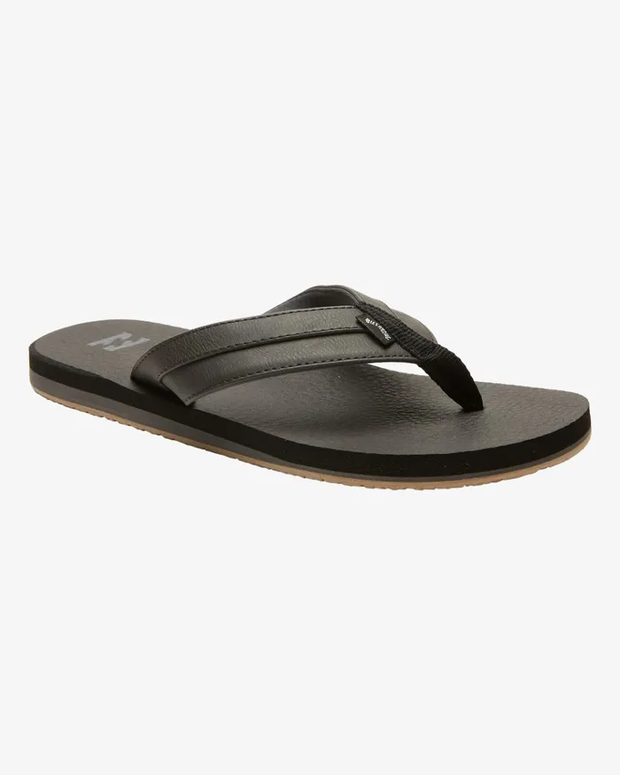 Billabong All Day Impact Cush Sandals Black Men Flip Flops Billabong All Day Impact Cush Sandals Black Men Flip Flops