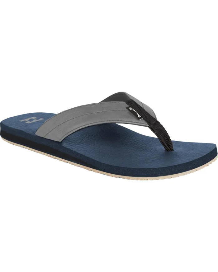Billabong All Day Impact Cush Sandals Navy Men Flip Flops