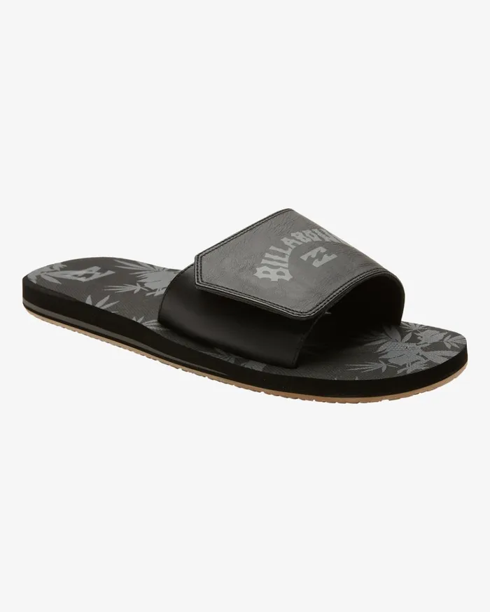 Billabong All Day Impact Print Slide Sandals Black Men Flip Flops Billabong All Day Impact Print Slide Sandals Black Men Flip Flops